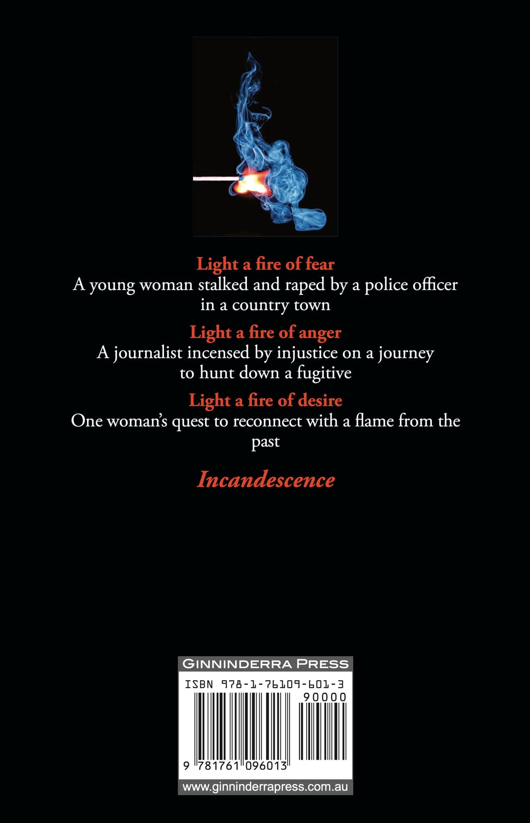 Incandescence Back Cover